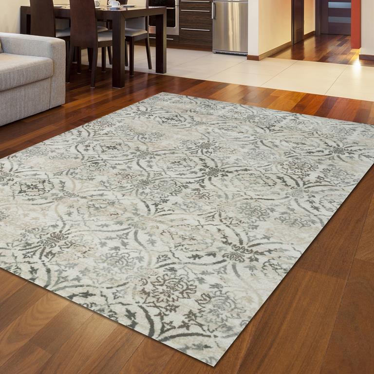 Radici Pisa 3746 Bone Area Rug Room Scene