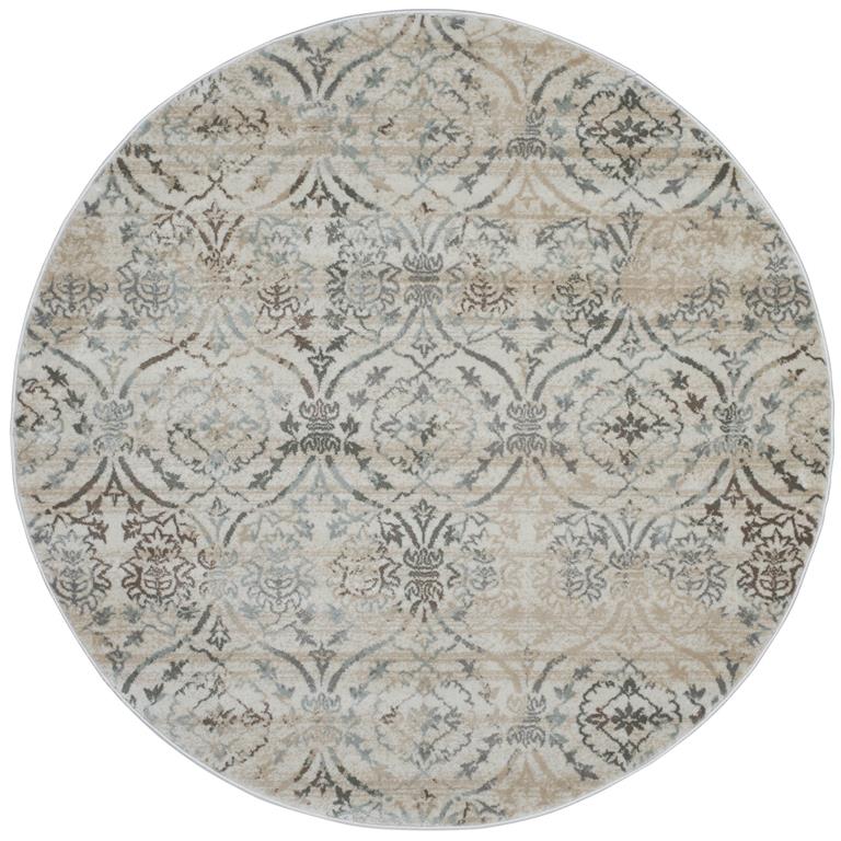 Radici Pisa 3746 Bone Round Area Rug