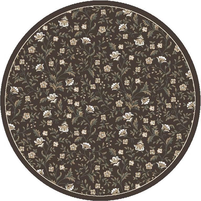 Radici Pisa 6674 Brown Round Area Rug