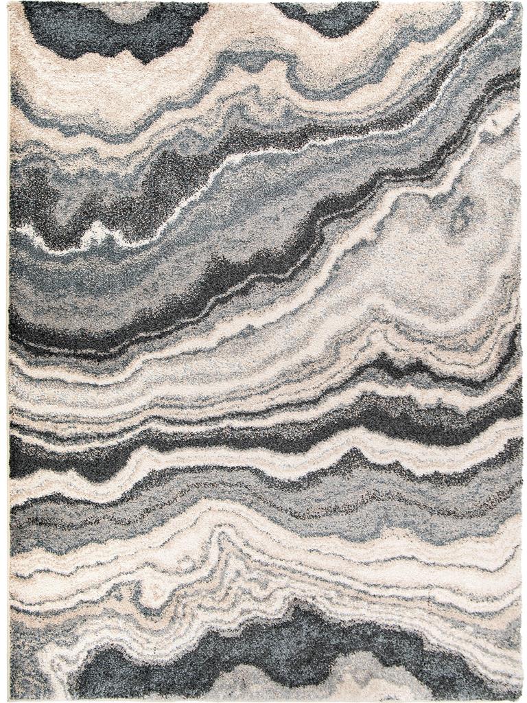 Palmetto Living Mystical 7010 Cascade Taupe Inkwell Area Rug