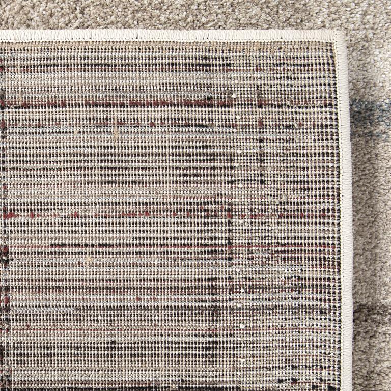 Palmetto Living Mystical 7017 Modern Motion Muted Blue Area Rug Backing