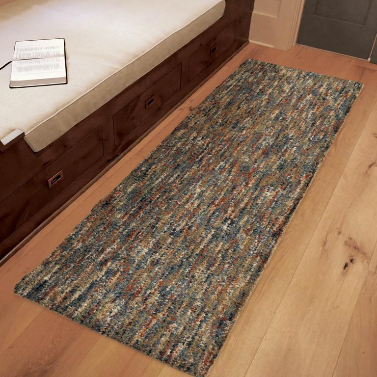 Palmetto Living Next Generation 4421 Multi Solid Multi Runner Rug Room Scene