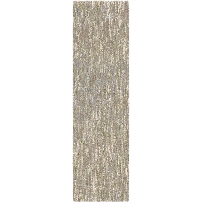 Palmetto Living Next Generation 4430 Multi Solid Winter Moss Runner Area Rug