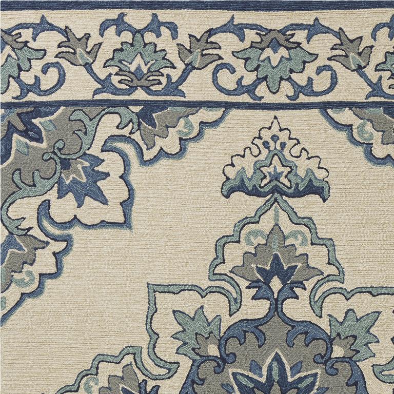 Kas Harbor 4238 Ivory/Blue Serafina Area Rug Detail