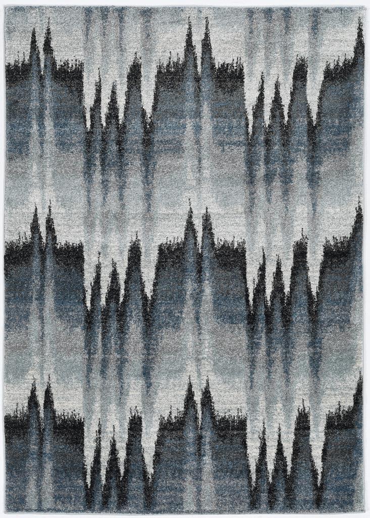 Kas Landscapes Blue/Ivory Pulse Rug - Carpet & Tile Mart