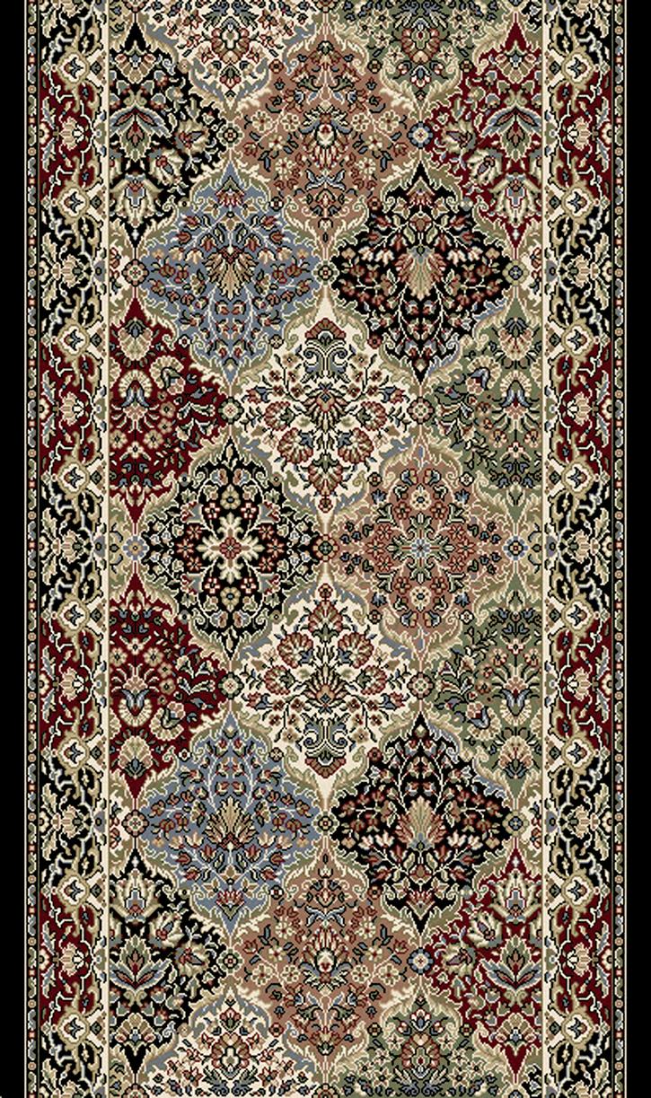 Dynamic Rugs Ancient Garden 57008-3233 Multi 2'7" Wide Hall and Stair Runner