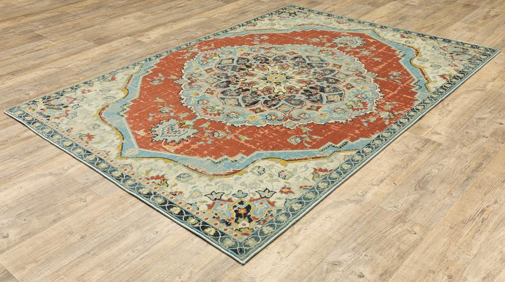 Oriental Weavers Xanadu 1332Q Area Rug on Angle