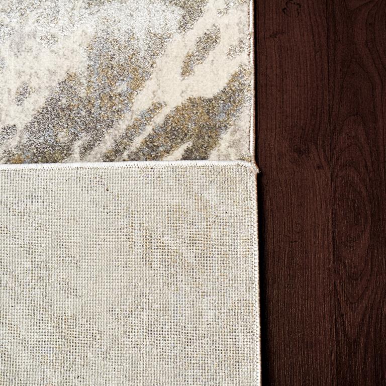 Dynamic Rugs Castilla 3537-190 Cream/Grey Area Rug Backing