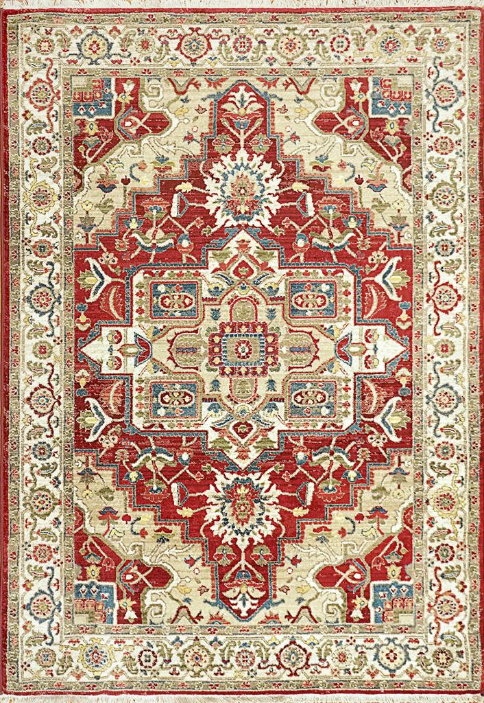Dynamic Rugs Juno 6882130 Ivory/Red Area Rug Carpet