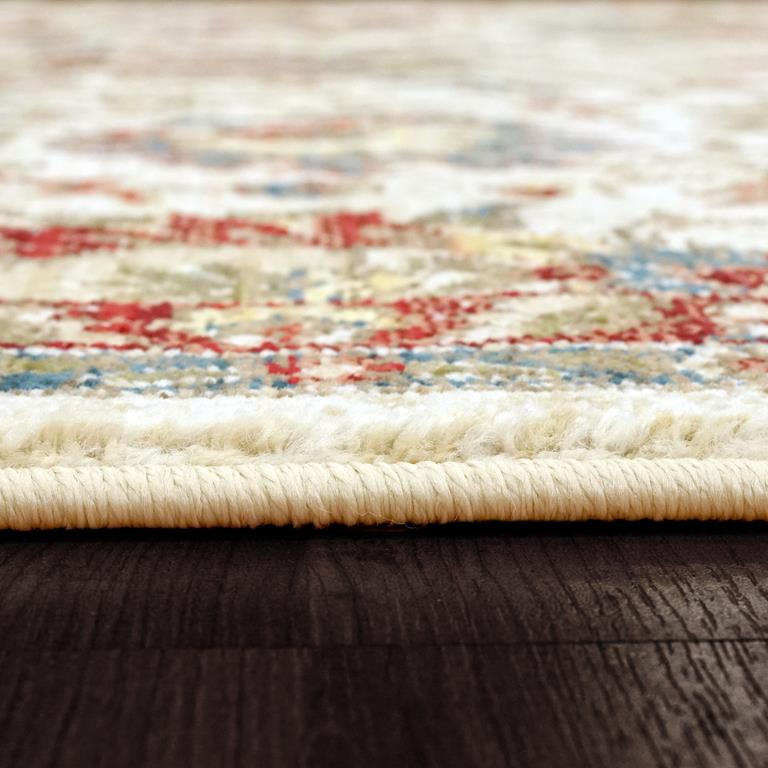 Dynamic Rugs Juno 6883-130 Ivory/Red Area Rug Pile Edge