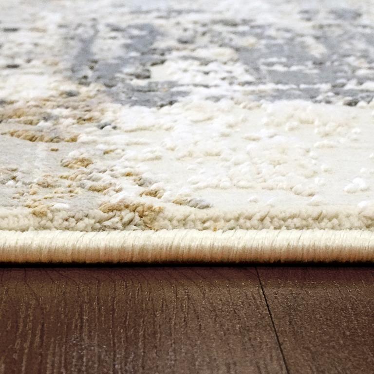 Dynamic Rugs Quartz 27048-190 Ivory/Grey Area Rug Pile Edge