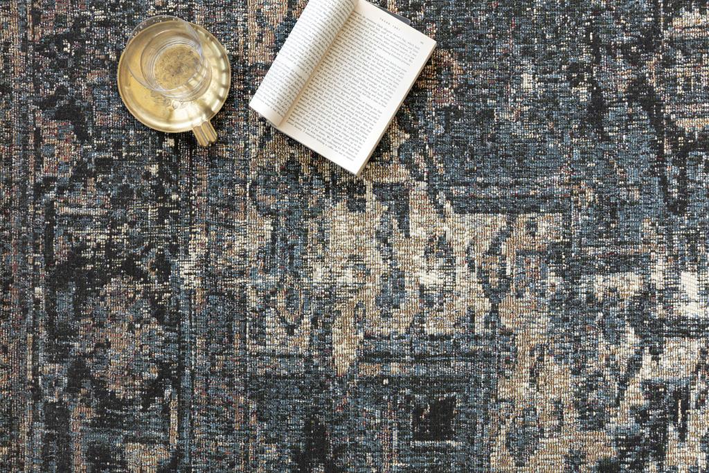 Loloi Sebastian SEB-02 Ocean/Midnight Area Rug Lifestyle Scene