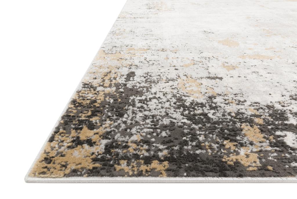 Loloi II Alchemy ALC-02 Granite/Gold Area Rug Corner