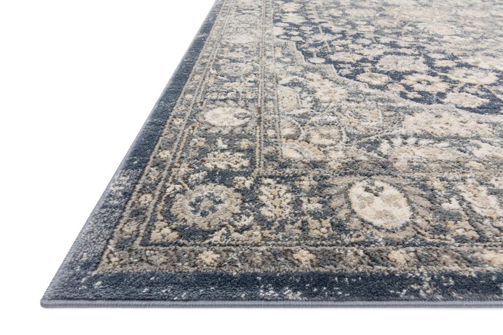 Loloi II Teagan TEA-01 Denim/Mist Area Rug Angle