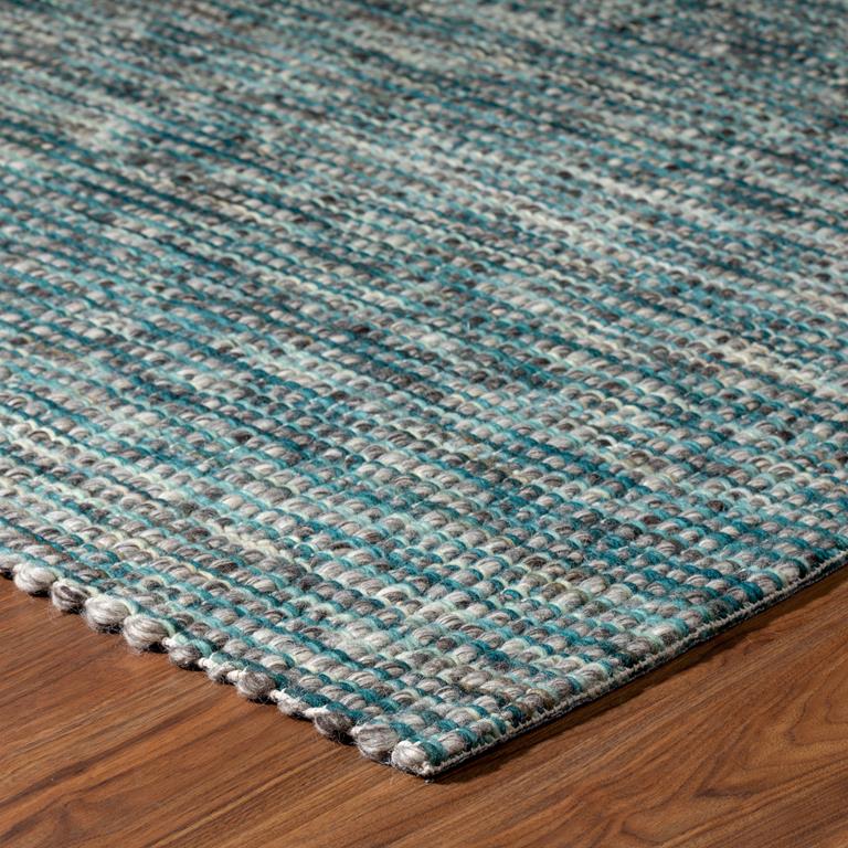 Dalyn Bondi BD1 Turquoise Area Rug Corner