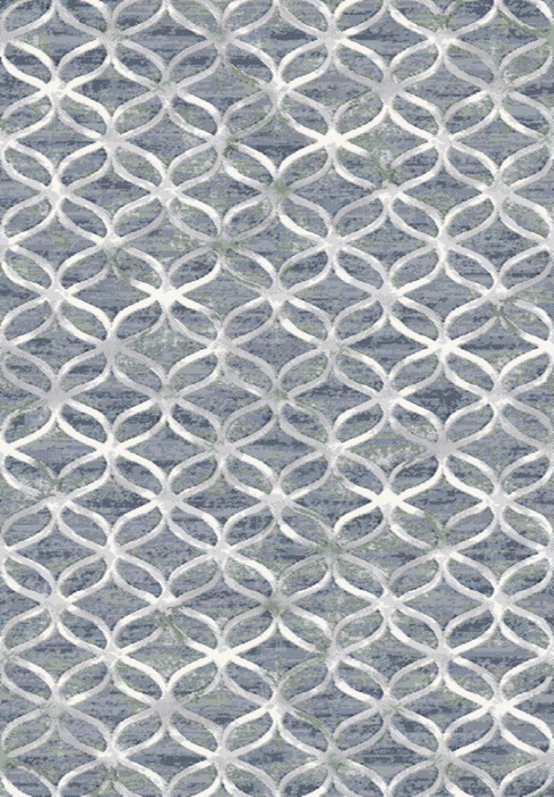 Dynamic Rugs Eclipse 63396-5666 Blue 2'2