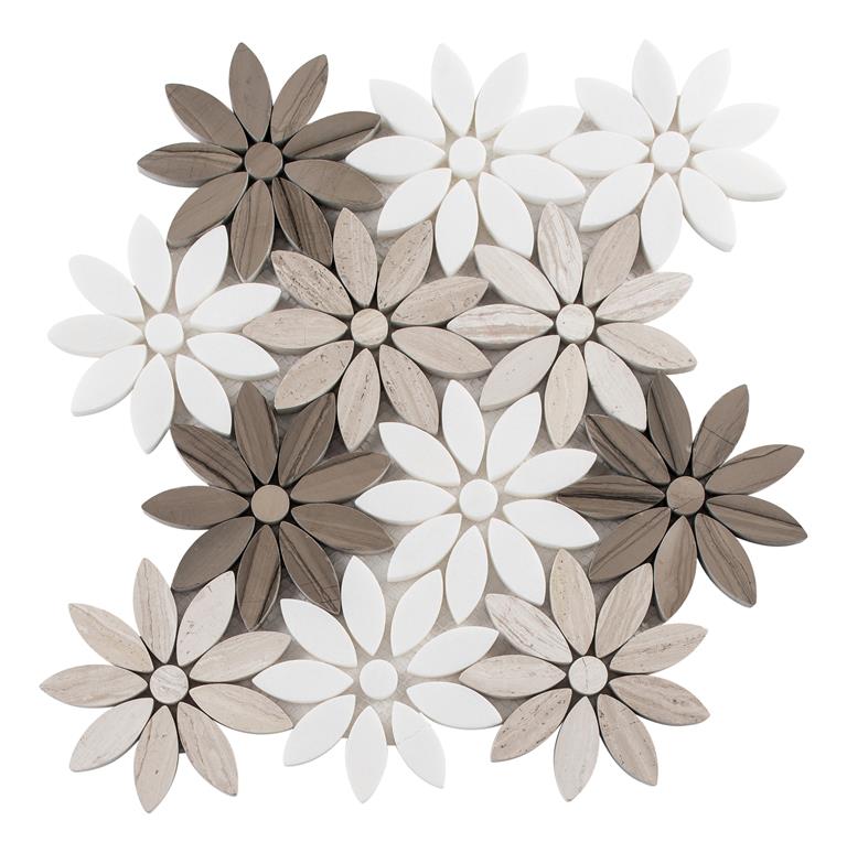 BQT673 Bouquette Fresh Bouquet Mosaic Tile Product Image