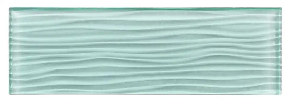 C08W Crystile Wave Soft Mint Mosaic Tile Product Image