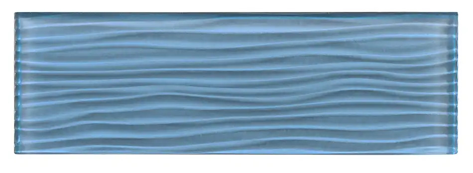 C09W Crystile Wave Blue Sea Foam Mosaic Tile Product Image