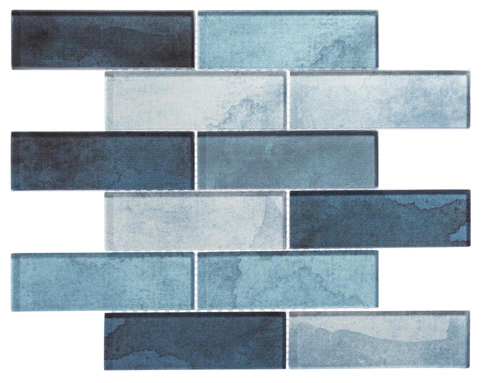 Westminster Blue Jubilee Mosaic Tile - Carpet & Tile Mart