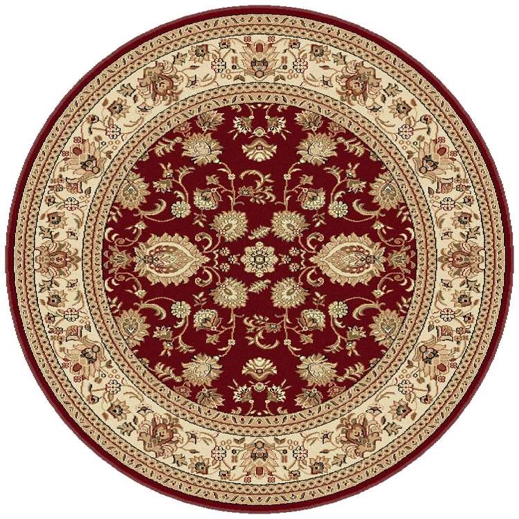 Sensation 4720 Red Round Area Rug