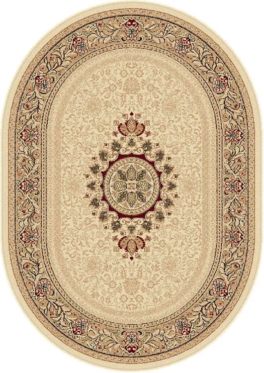 Sensation 4672 Beige Oval Area Rug