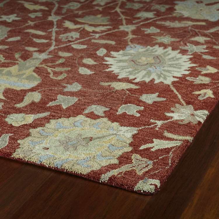 Helena 3202-25 Aphrodite Red Area Rug Corner