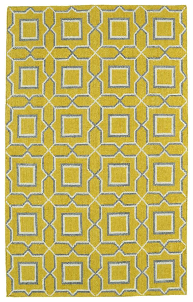 Glam GLA06-28 Yellow Area Rug