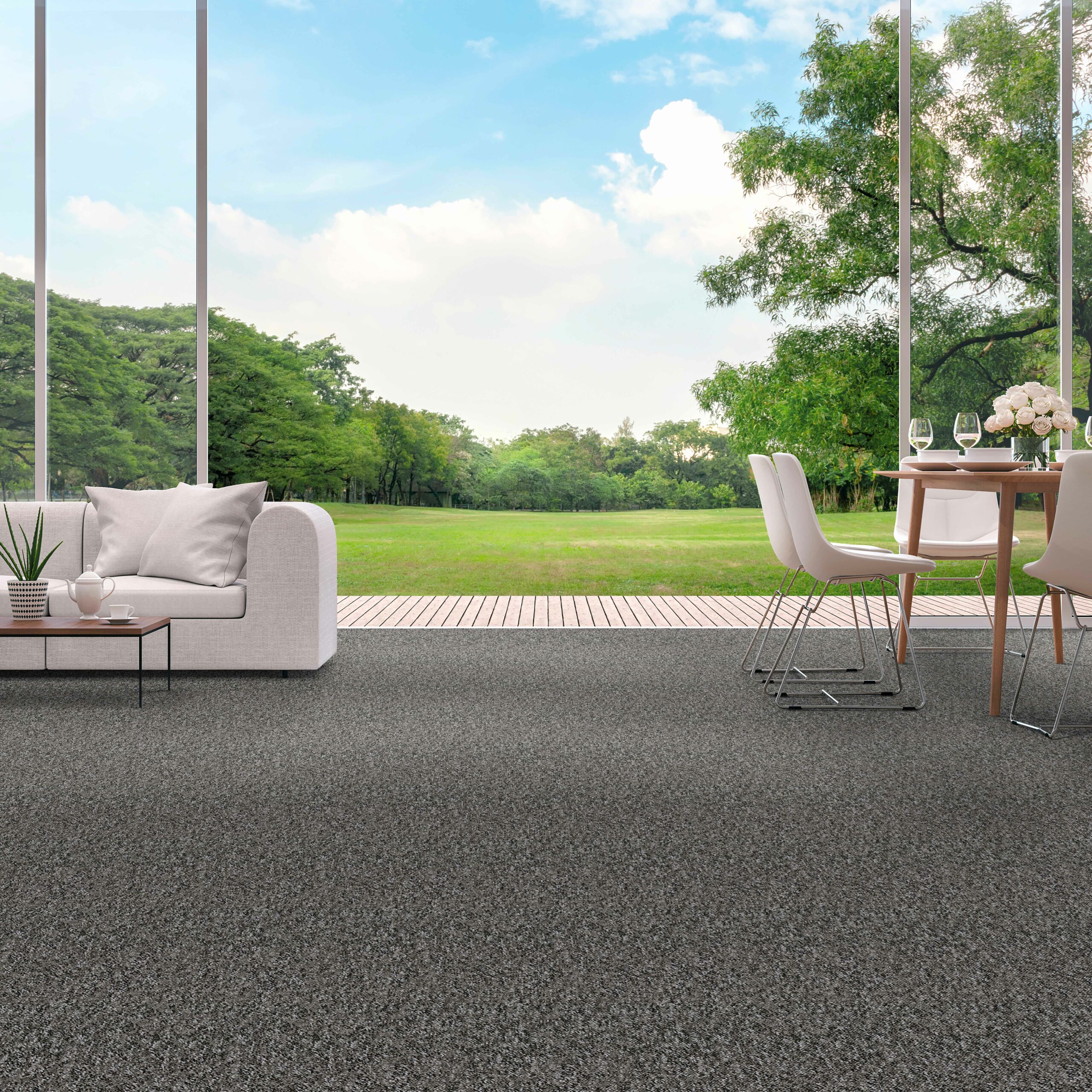 Surfside Granite Indoor-Outdoor Carpet Room Scene