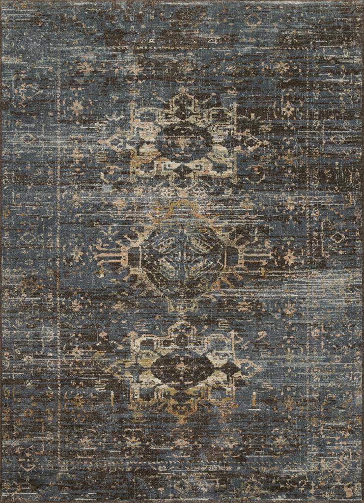 James JAE-02 Midnight/Sunset Area Rug - Magnolia Home by Joanna Gaines