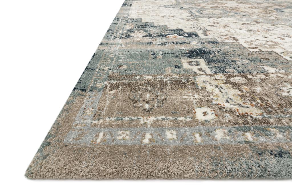 James JAE-05 Taupe/Marine Area Rug - Magnolia Home by Joanna Gaines Corner