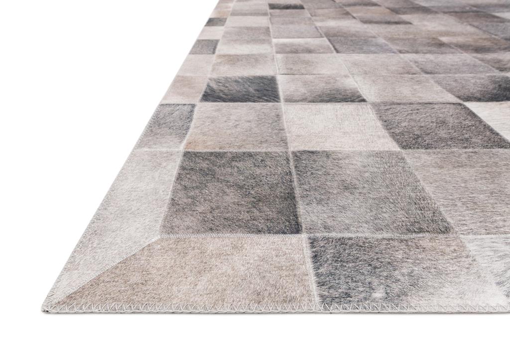 Loloi II Maddox MAD-06 Charcoal/Grey Area Rug Angle