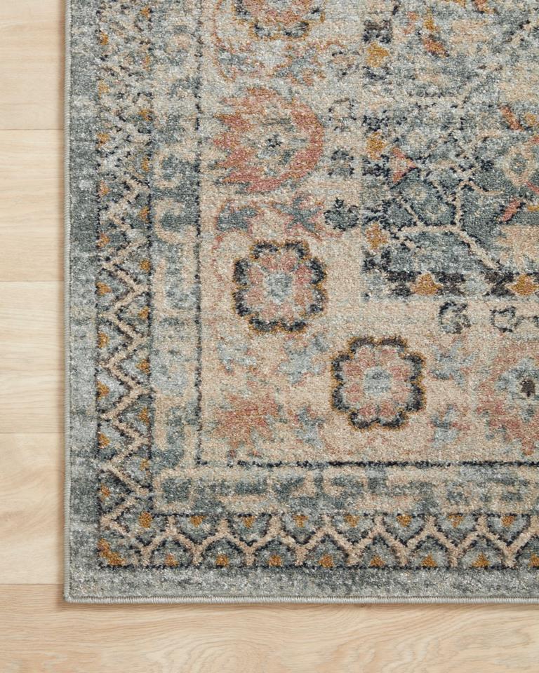 Loloi II Jocelyn JOC-04 Sky/Multi Area Rug Corner