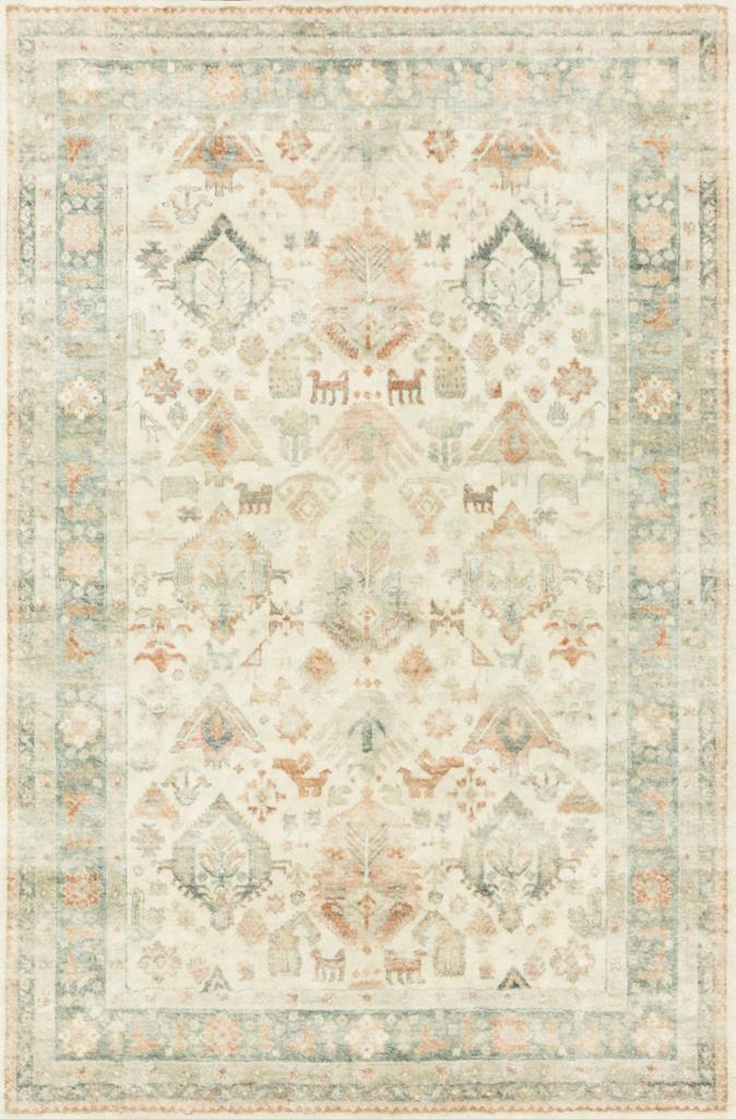 Loloi II Rosette ROS-01 Beige/Multi Area Rug