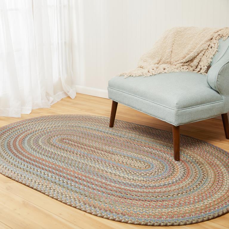 Rhody Rug Bar Harbor BH67 Seaweed Multi Area Rug - Carpetmart.com