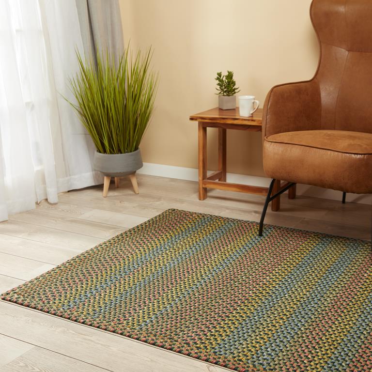 Rhody Rug Woodstock WO21 Forest Multi Area Rug - Carpetmart.com
