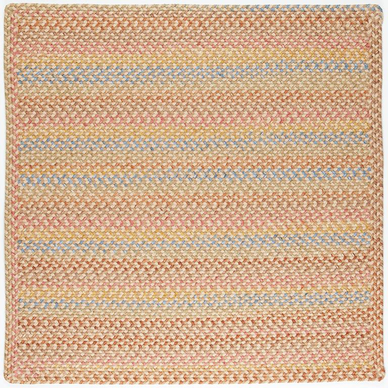 Rhody Rug Woodstock WO51 Khaki Multi Square Area Rug