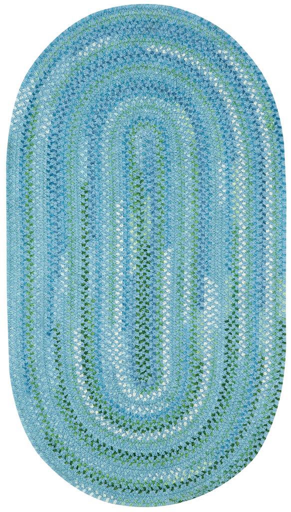 Capel Rugs Sailor Boy 0470-400 Deep Blue Sea Area Rug Oval