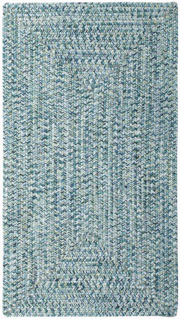 Capel Rugs Sea Glass 0110-400 Ocean Blue Area Rug Concentric