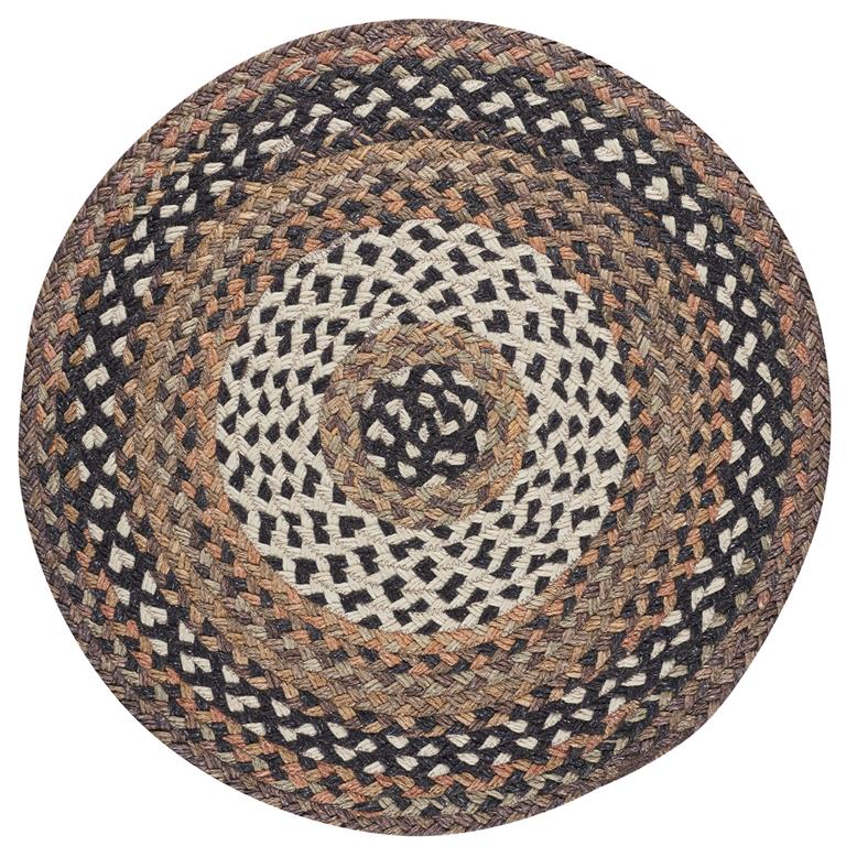 Capel Rugs Wanderer 0228-750 Cognac Area Rug Round