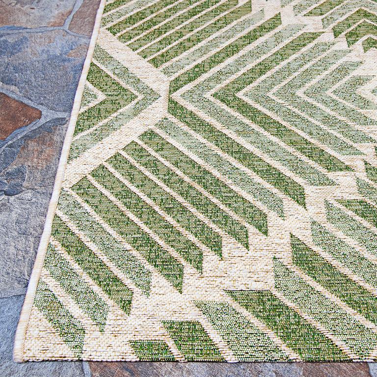 Couristan Dolce 5465-0546 Botswana Juniper Area Rug Corner 2