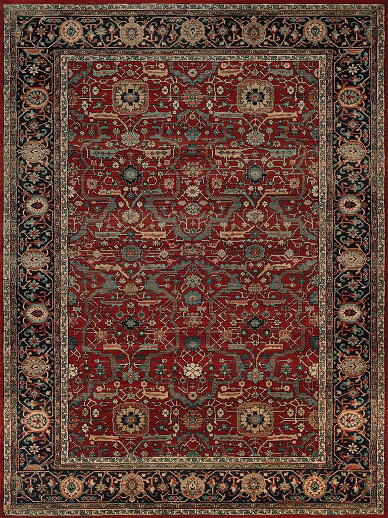 Couristan Old World Classics 4348-0400 Joshagan Rust Navy Area Rug