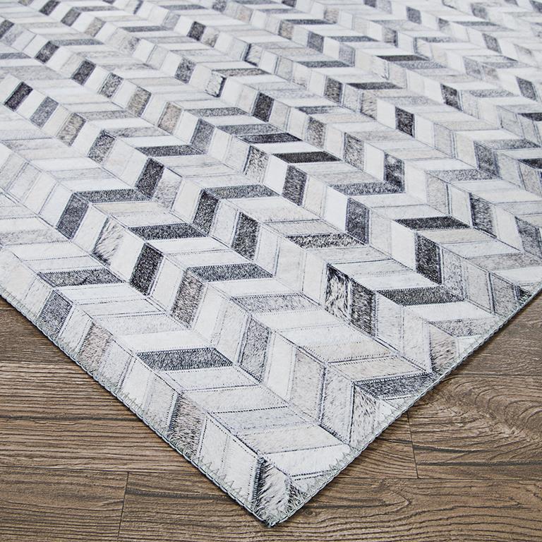 Couristan Prairie 3056-0531 Vesle Ice Caps Area Rug Corner