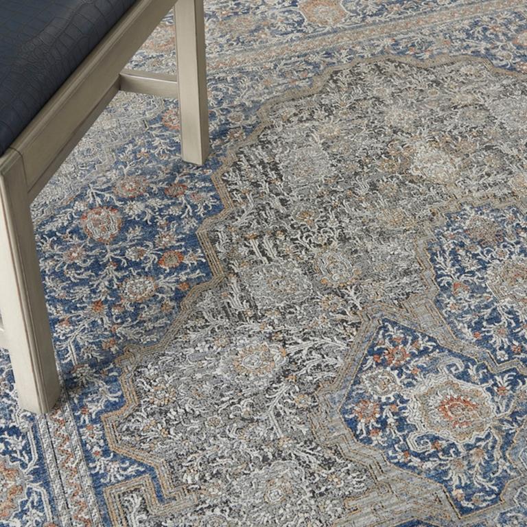 Nourison Starry Nights STN07 Blue Area Rug Room Scene 2