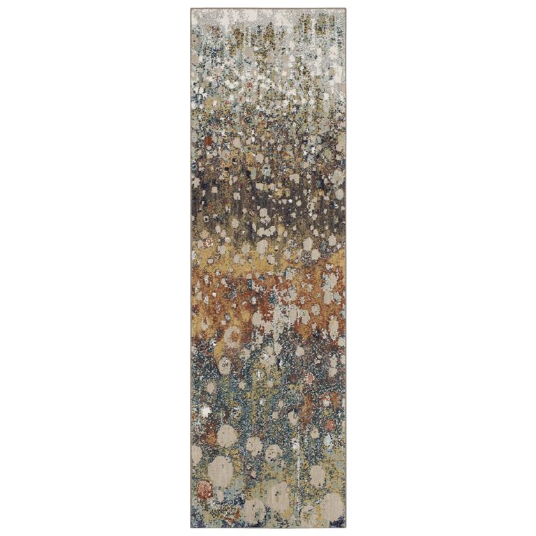 Karastan Soiree 91964-97031 Torrent Rose Gold Runner Area Rug