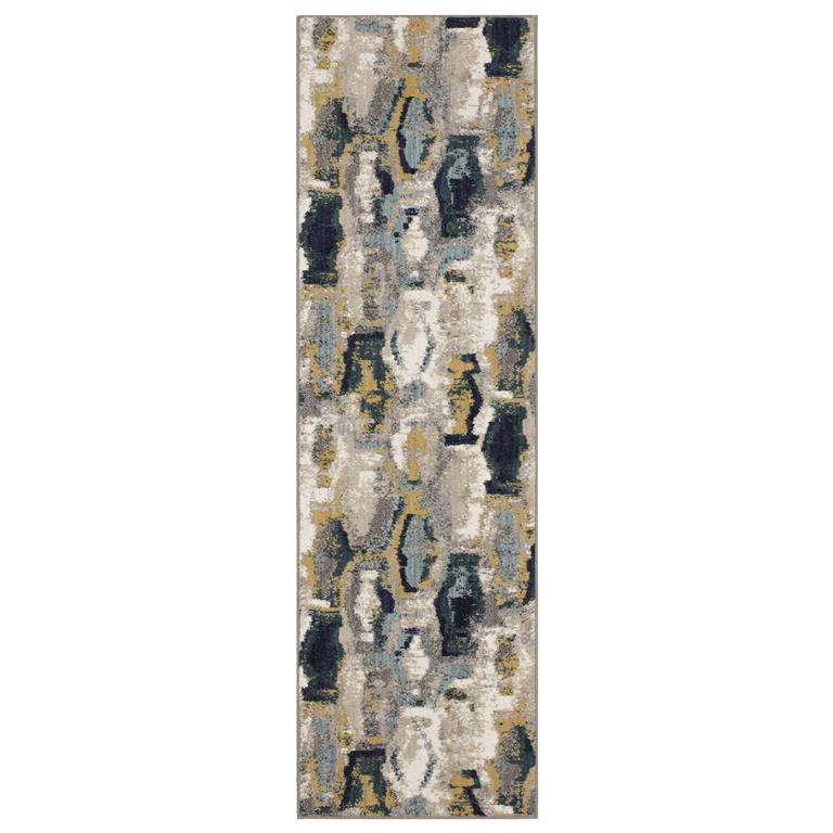 Karastan Soiree 91969-60140 Gimlet Mallard Green Runner Area Rug