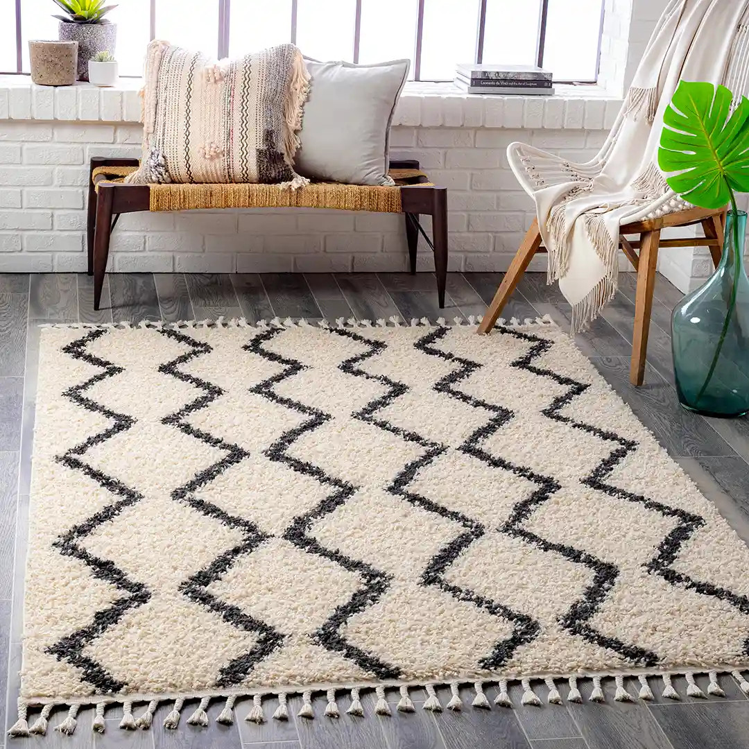 Surya Berber Shag BBE-2303 Area Rug - Carpetmart.com - Carpet