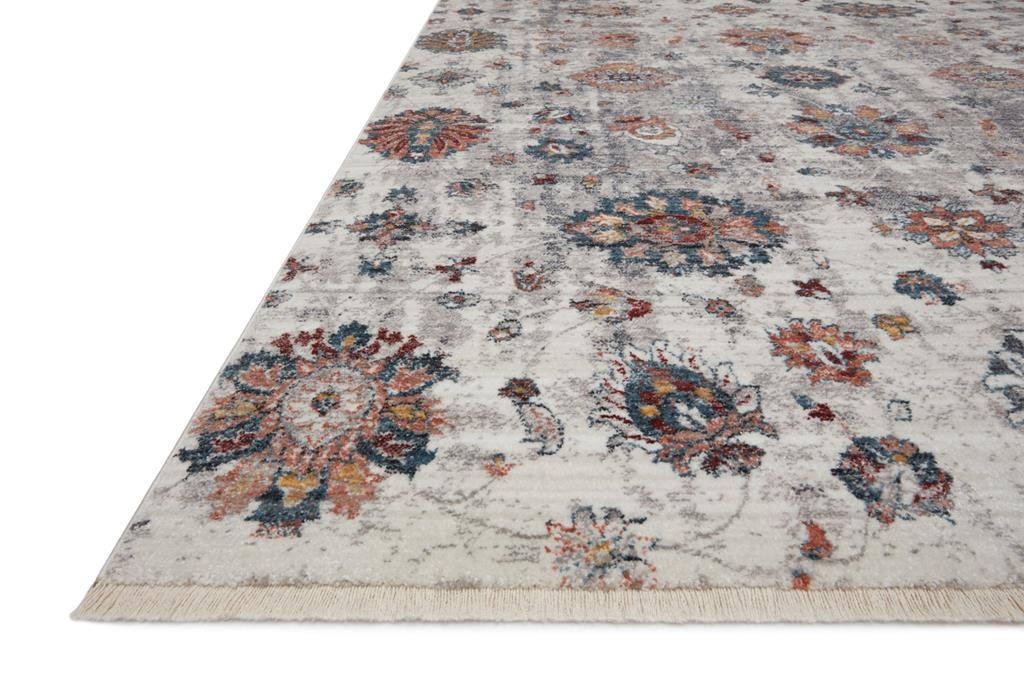 Loloi II Samra SAM-08 Ivory Multi Area Rug Angle