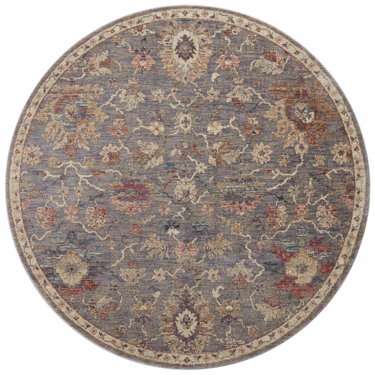 Loloi Giada GIA-03 Silver Multi Round Area Rug