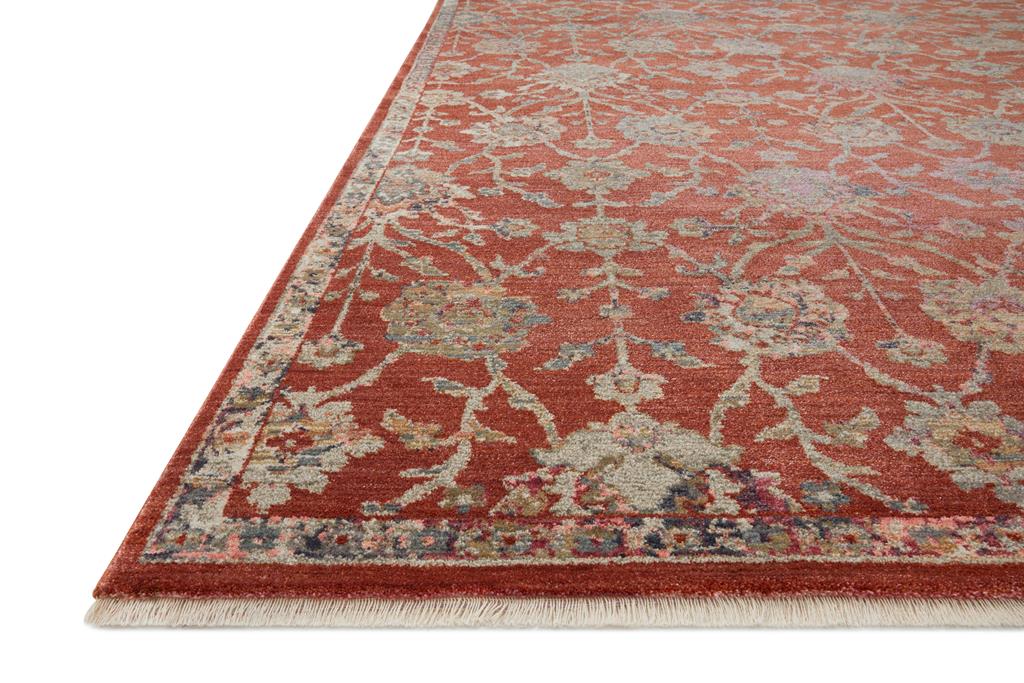 Loloi Giada GIA-05 Red Multi Area Rug Angle